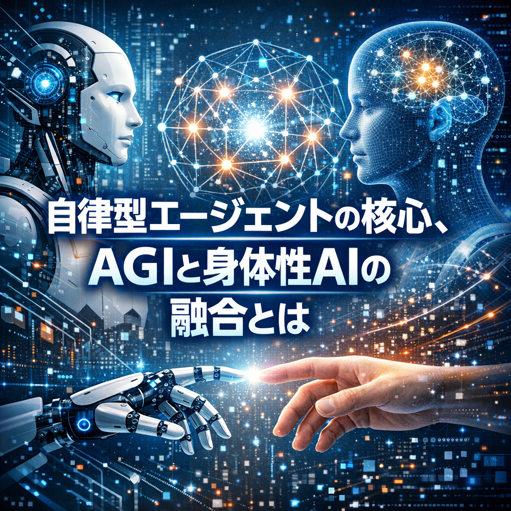 自律型エージェントの核心、AGIと身体性AIの融合とは