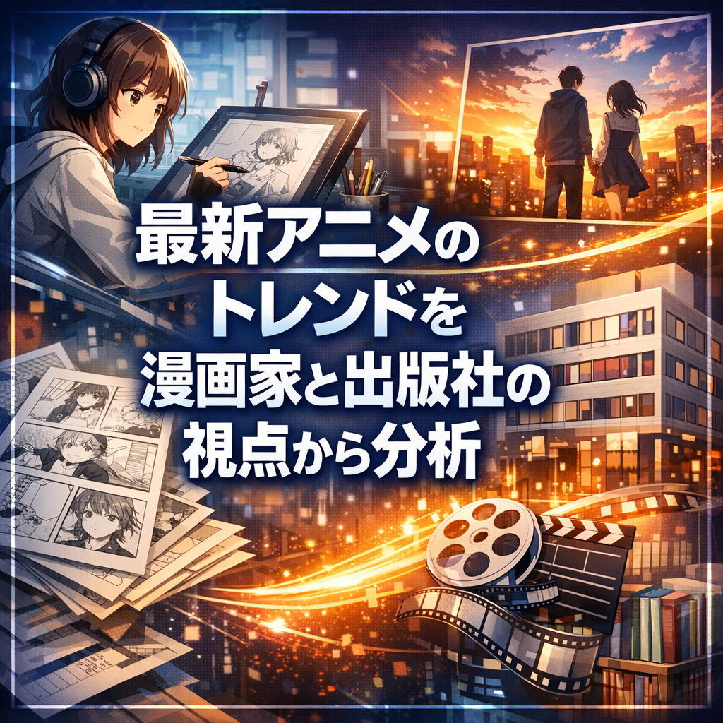 最新アニメのトレンドを漫画家と出版社の視点から分析
